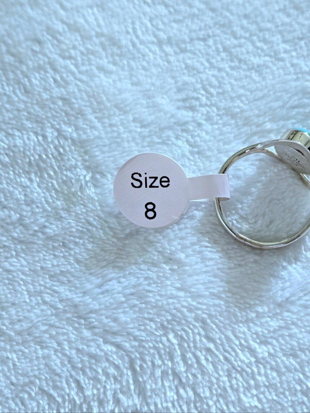Sterling Silver🤍 Mexican🇲🇽 Turquoise Ring - NWT - Picture 9 of 16